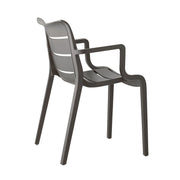 SET DA 4 SEDIA SUNSET TECNOPOLIMERO SCAB DESIGN MADE IN ITALY - Antracite 81