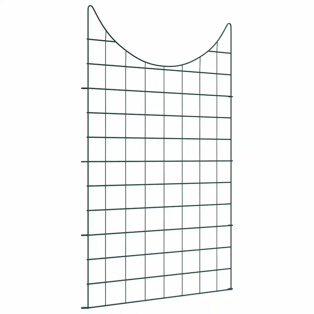 Set di Recinzione per Stagno 8 pcs Verde 50 x 80 cm Acciaio
