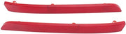Riflettore posteriore di emergenza - 1 coppia sinistra/dritto - Riflettore bicicletta - Riflettori - Resistente allo shock - Imbottito per l'acqua