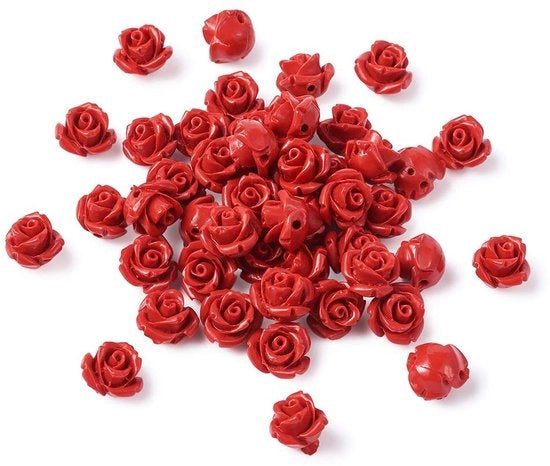 Cordone Cinnabaro 10mm - Cordone Fiorito - Creazione Gioielli - Decorazione - San Valentino - Decorazione Matrimonio