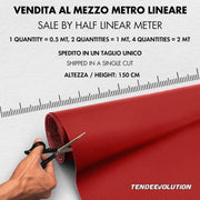Ecopelle di Alta Qualità Made in Italy, Colore Blu chiaro 4915- Tessuto per Rivestimento e Tappezzeria - Vendita al Mezzo Metro