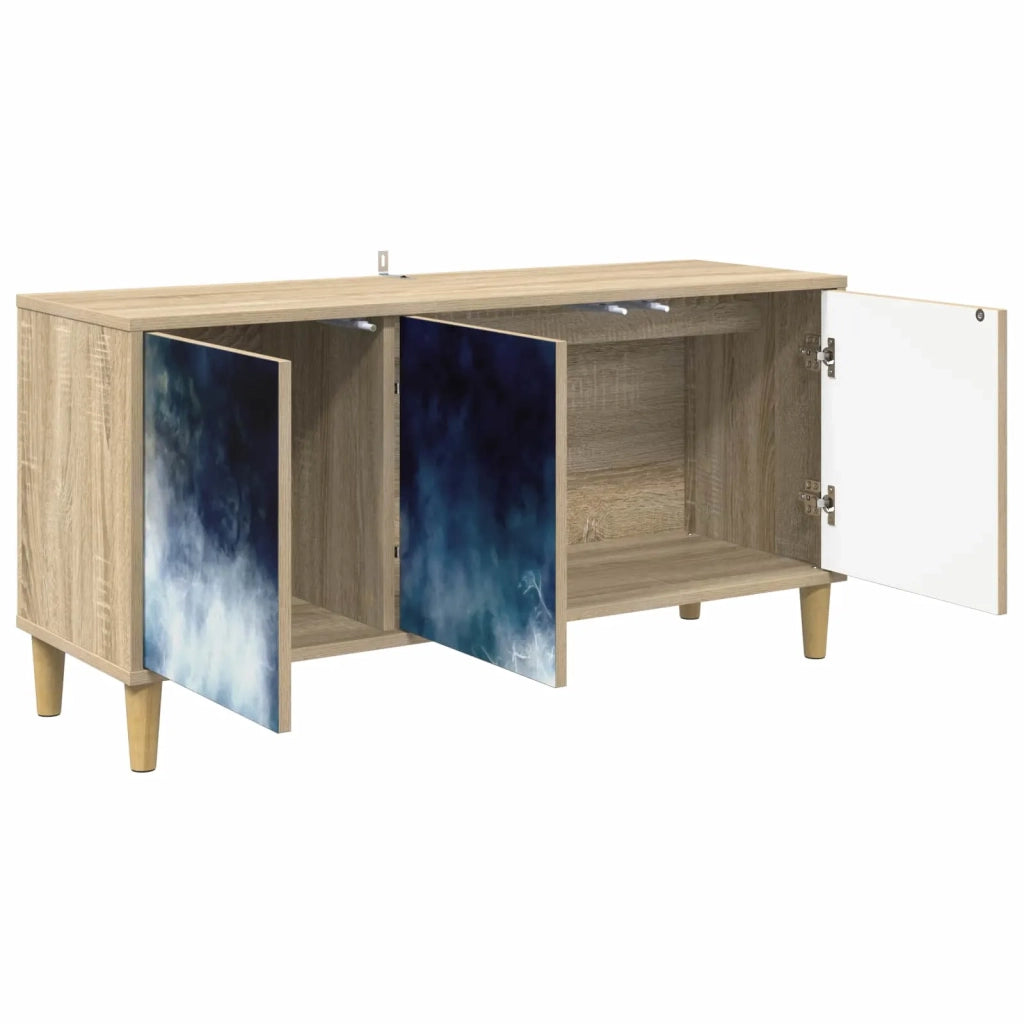 Mobile TV RAALTE 102 x 33 x 50 cm Sonoma Legno ingegnerizzato 8007072