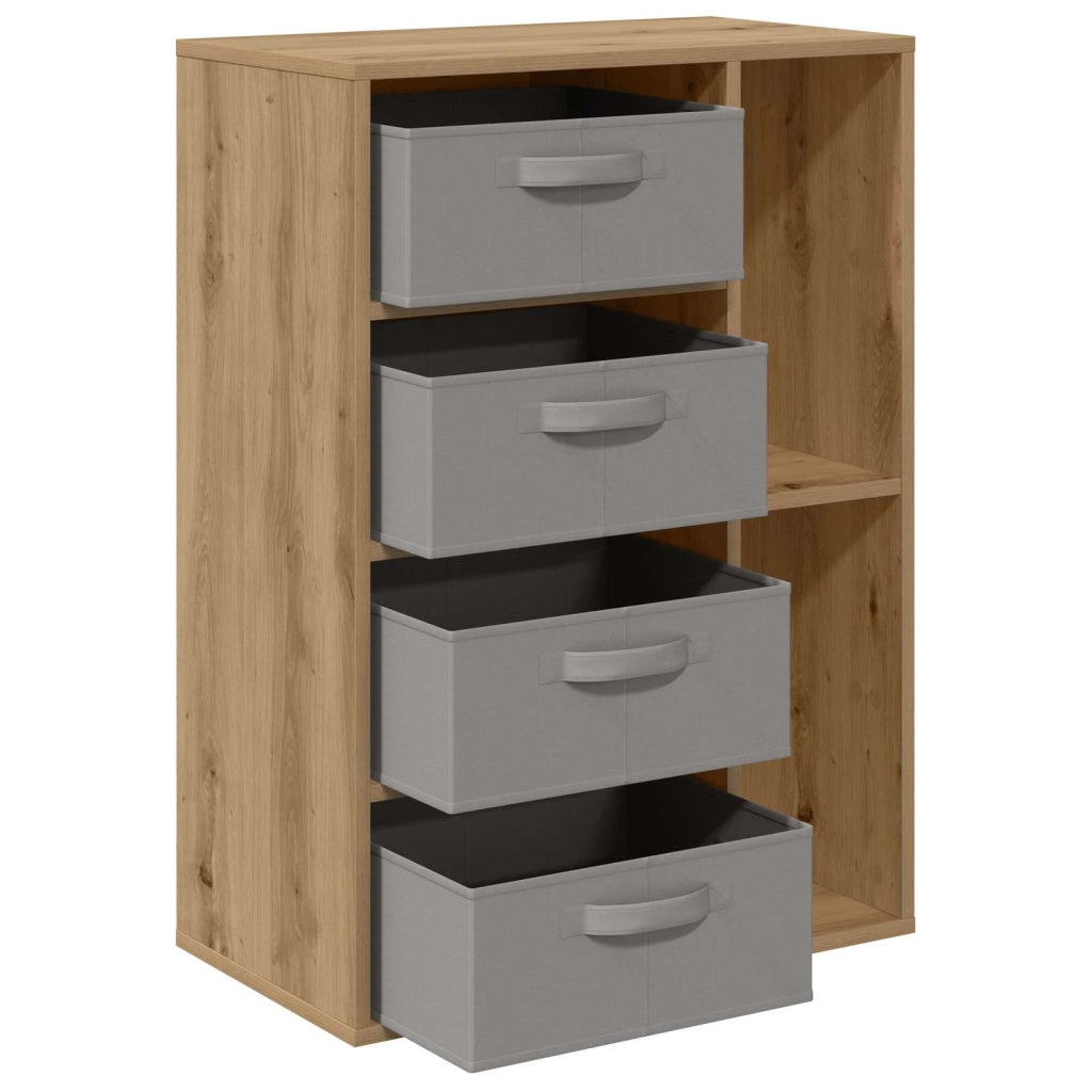 Credenza con cassetto Rovere artigianale 60 x 33,5 x 84 cm