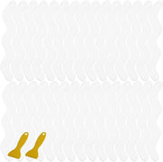 30 strisce antiscivolo, adesivi antiscivolo trasparenti autoadesivi, mattonelle antiscivolo, strisce per doccia, strisce per bagno con raschietto premium per vasca da bagno, doccia, scale, 1,5 x 18 cm