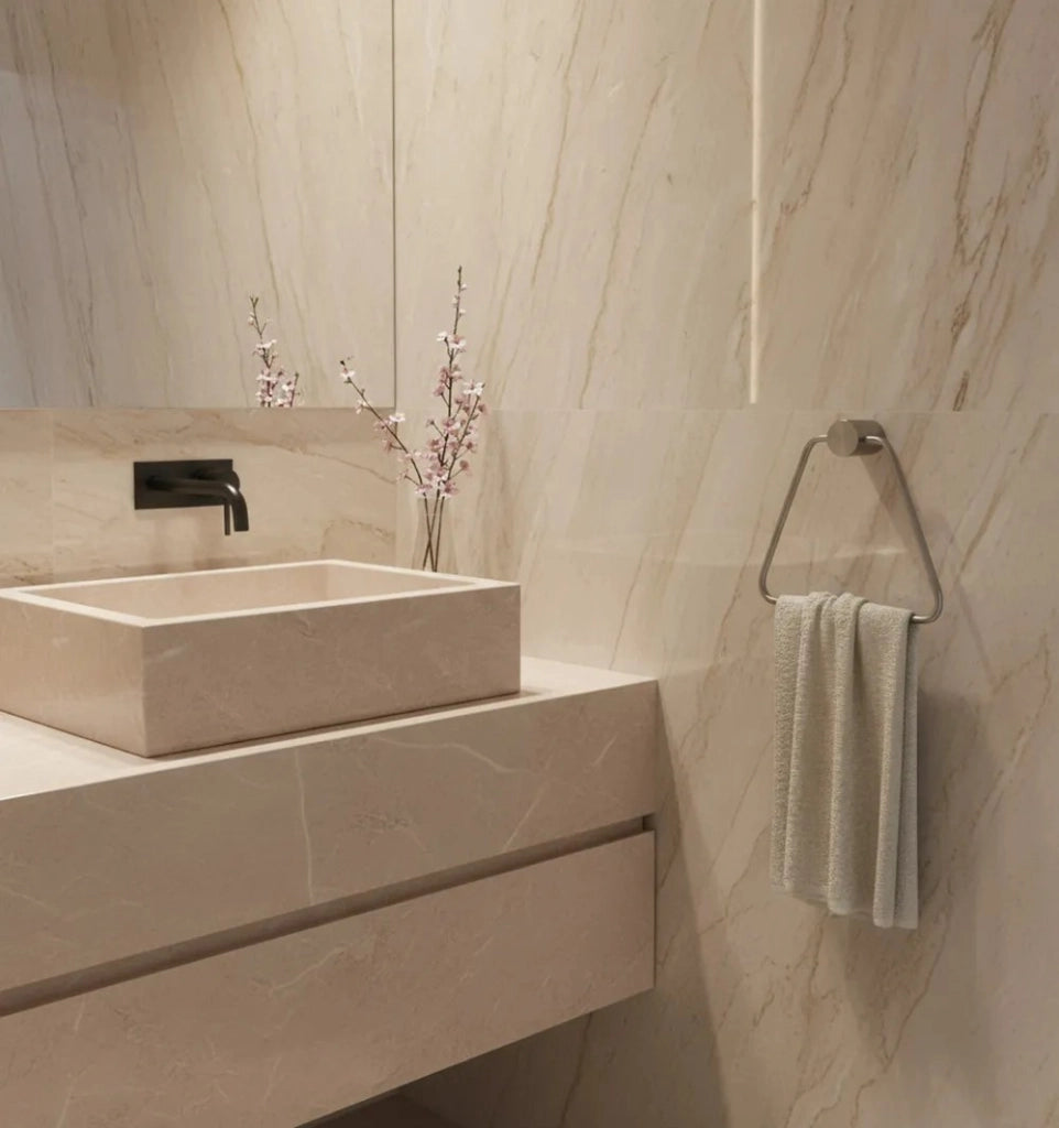 Portasciugamano Da Bagno Tomi 5810 Brush Nickle