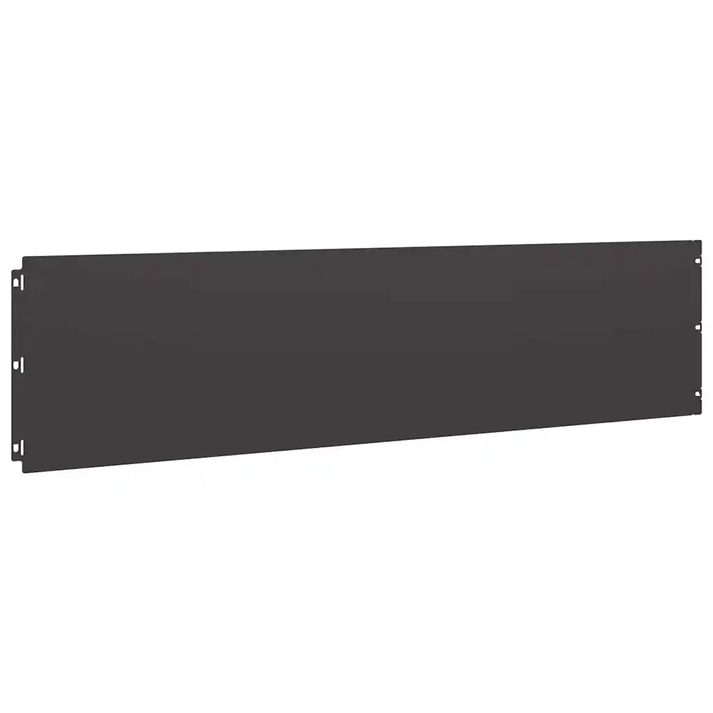 Bordure per Prato 10 pz Nere Acciaio Laminato a Freddo 860166