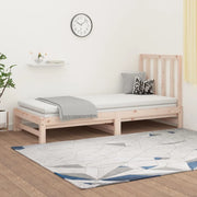 Dormeuse Estraibile 2x(90x190) cm Legno Massello di Pino 3108327