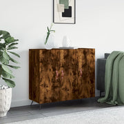 Credenza Rovere Fumo 90x34x80 cm in Legno Multistratocod mxl 105314