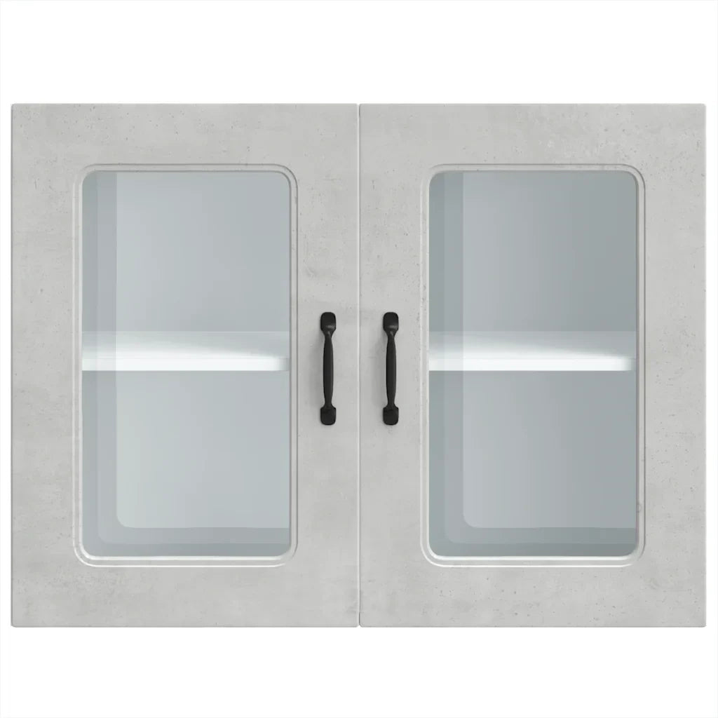 Pensile da cucina con ampio spazio contenitivo 80 x 31 x 60 cm legno composito grigio cemento 02_0050016