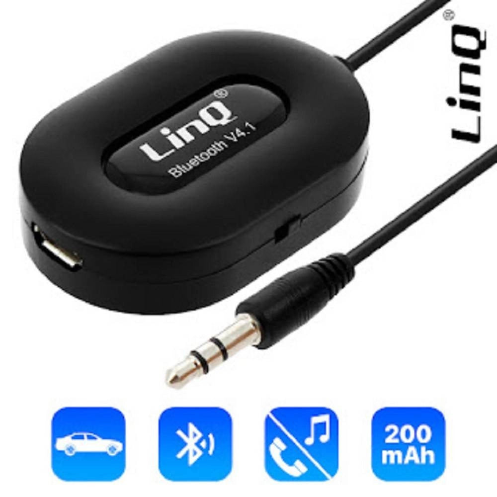 Trade Shop - Ricevitore Musicale Bluetooth X81 Per Auto Speaker Aux Jack Vivavoce Wireless 3,5mm -