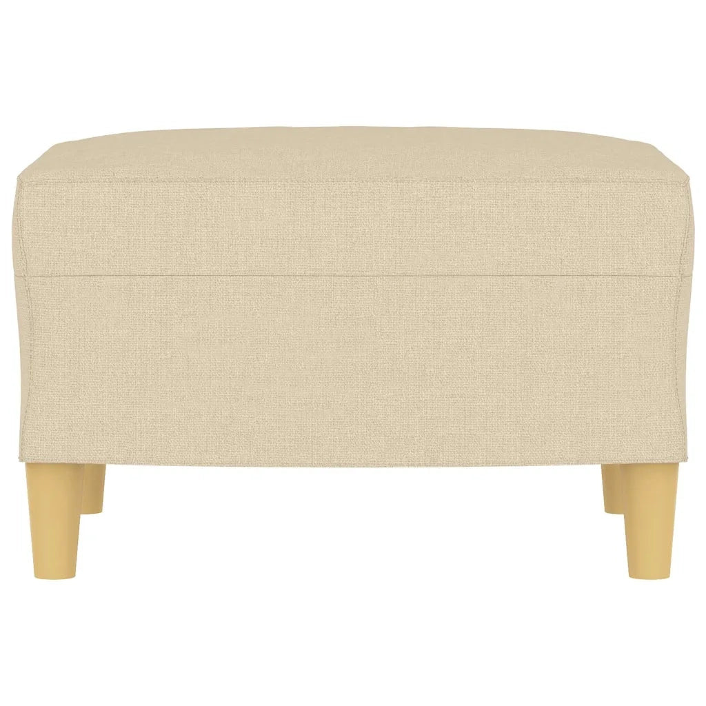 Poggiapiedi Crema 60x50x41 cm in Tessuto cod mxl 75943
