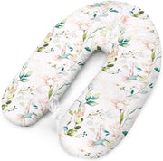 Cuscino per allattamento XXL con cuscino per allattamento, 170 cm, cuscino per allattamento perfetto per la gravidanza con copertura per cuscino in beige - Cuscino per allattamento XXL, cuscino laterale in cotone