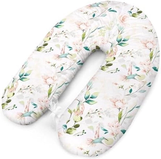 Cuscino per allattamento XXL con cuscino per allattamento, 170 cm, cuscino per allattamento perfetto per la gravidanza con copertura per cuscino in beige - Cuscino per allattamento XXL, cuscino laterale in cotone