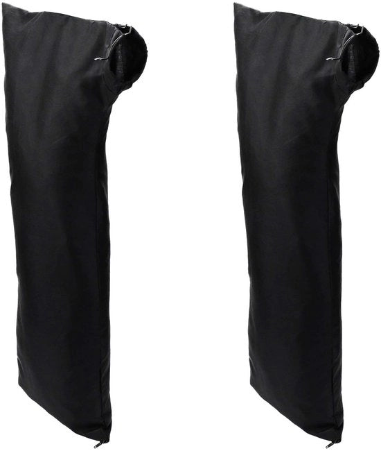 Accessori per sega a nastro da tavolo - sacchetti per la raccolta della polvere - 2 pezzi - 64,5x30cm - tessuto nero - per uso con sega a nastro e sega a tavolo
