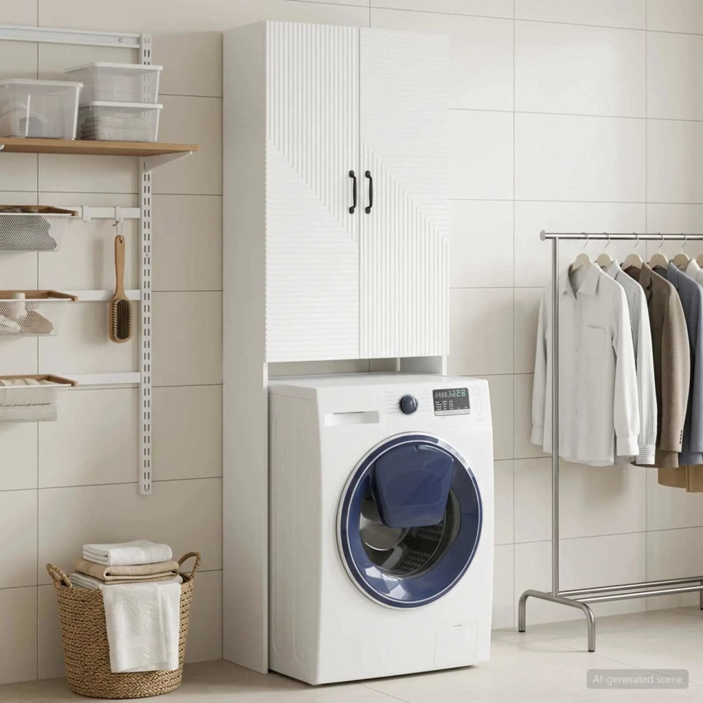 Mobile Bagno HAARLEM Bianco 66 x 25,5 x 190 cm 896915