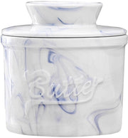 Vaso da burro in stile francese - porcellana di alta qualità - tessuto blu
