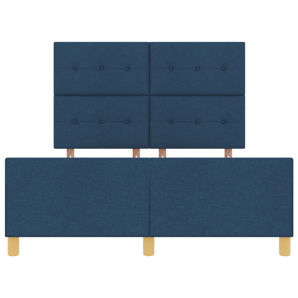 Struttura letto  Blu 140x200 cm Tessuto