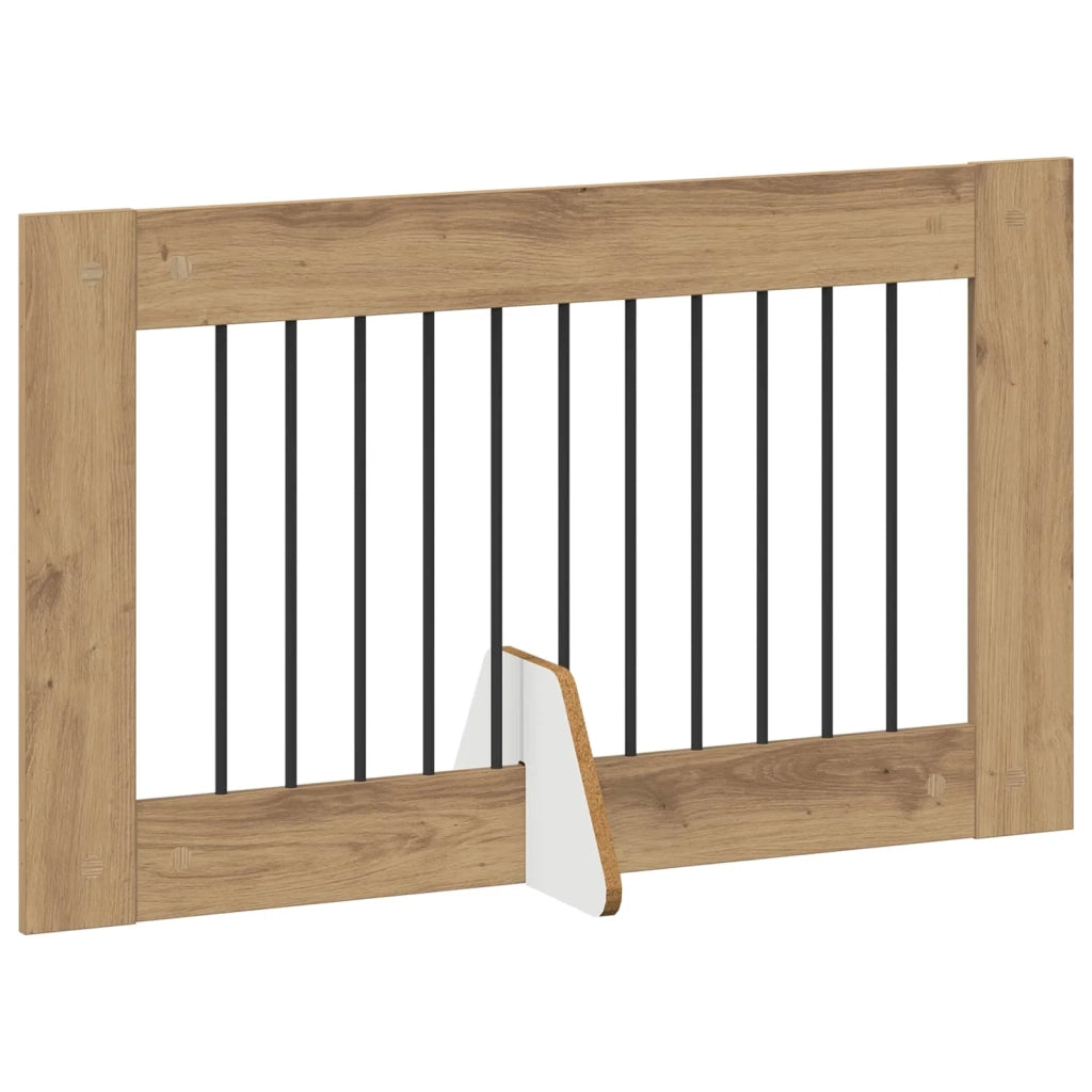 Cancello per cani pieghevole con supporti 4 pz 401 cm 892120