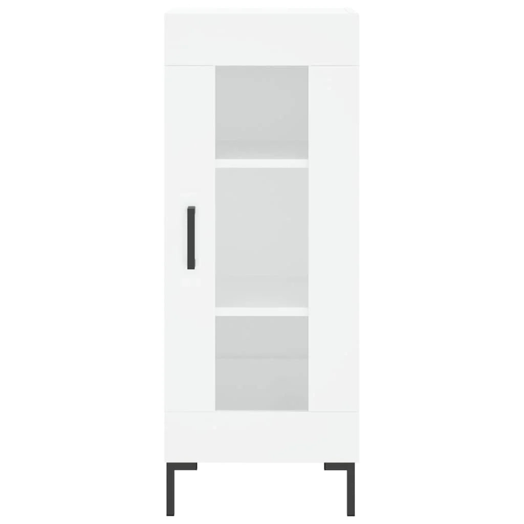 Buffet credenza cassettiera mobiletto mobile contenitore organizer cucina soggiorno salotto alto 34,5 x 34 x 180 cm legno ingegnerizzato bianco 02_0032272