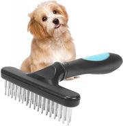 Ottobotti, hark per tappeto portatile, aspirapolvere per piscina, raccoglitore di pelo per cani, eliminatore di pelo di animali per tappeto, morbido e lanoso, pettine per cani, pelo corto o lungo, doppia fila di pinze in acciaio inossidabile.