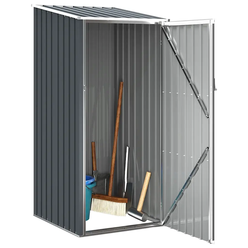 Capanno da Giardino Antracite 87x98x159 cm in Acciaio Zincato  cod mxl 52734