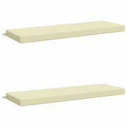 Cuscini per Panchina a 2 Pezzi SOEST 2 pz 100% Poliestere Crema 950333