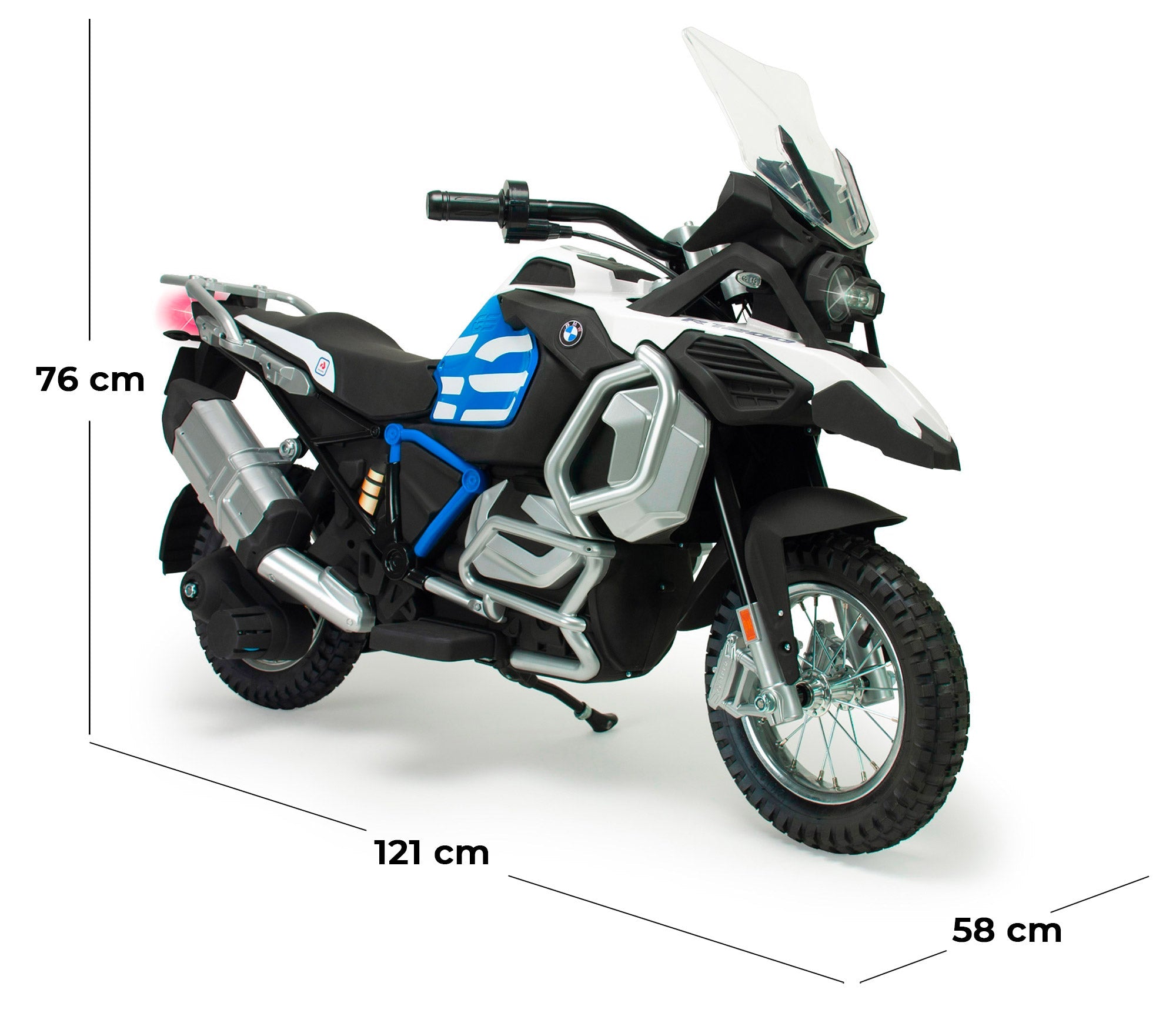 Moto Elettrica per Bambini 24V BMW R1250 GS Hp Adventure Bianca