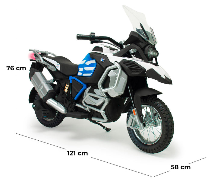 Moto Elettrica per Bambini 24V BMW R1250 GS Hp Adventure Bianca