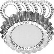 Stampi da forno KADAX per tortine, coppette e crostatine, 10 cm, set da 6