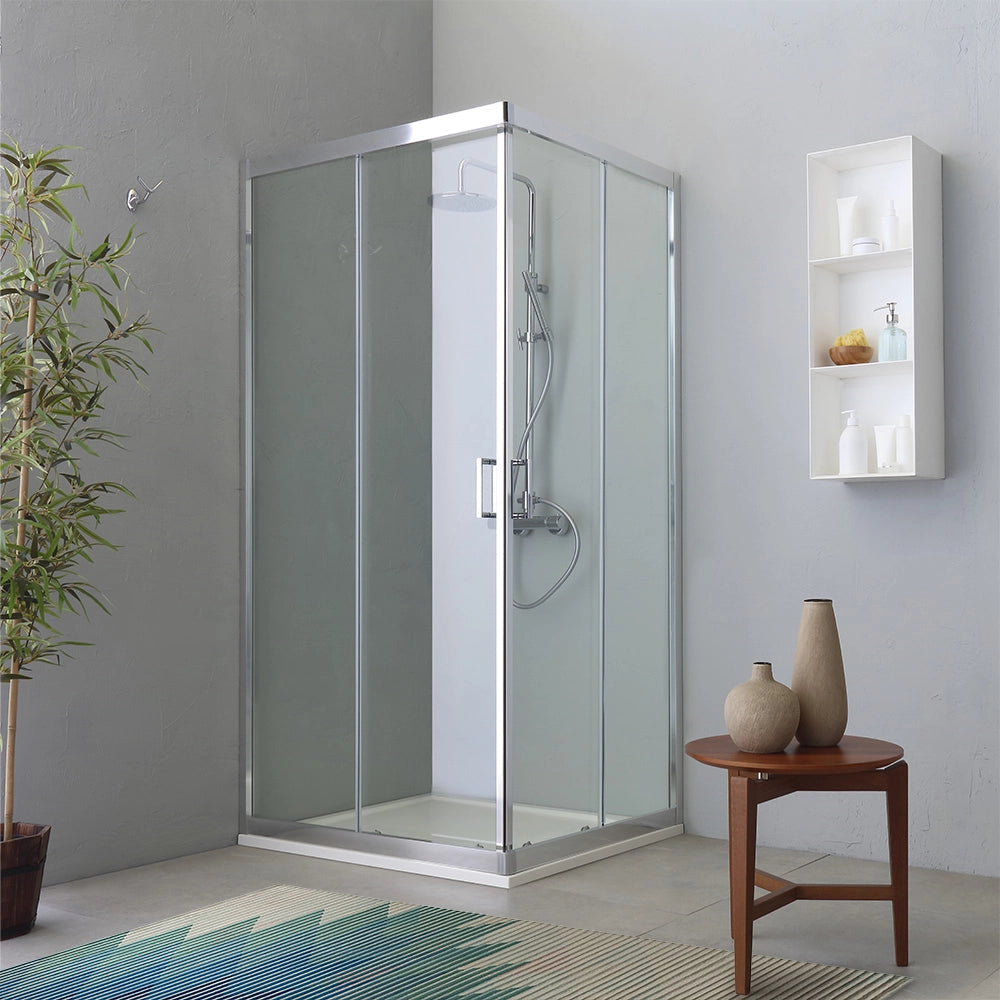 Box doccia angolare 70x90 reversibile cristallo
