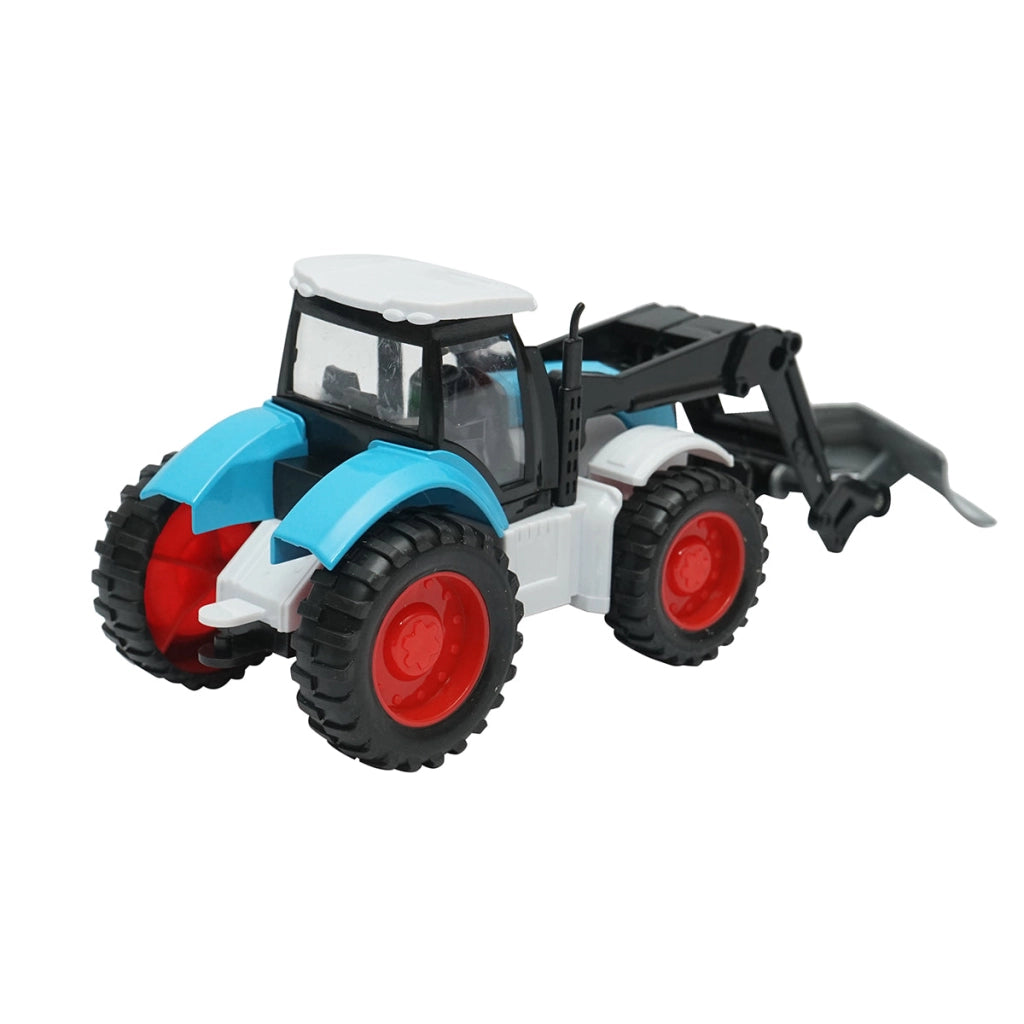 Trattore blu con lama da neve, 175x65x80mm giocattolo per bambini +3 anni