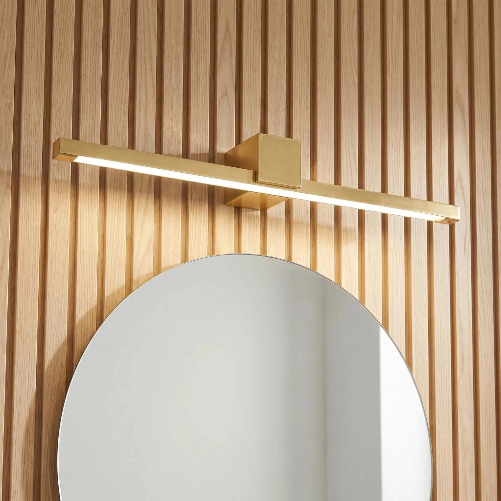 Applique Da Bagno Led Swe044-1w 60cm Gold