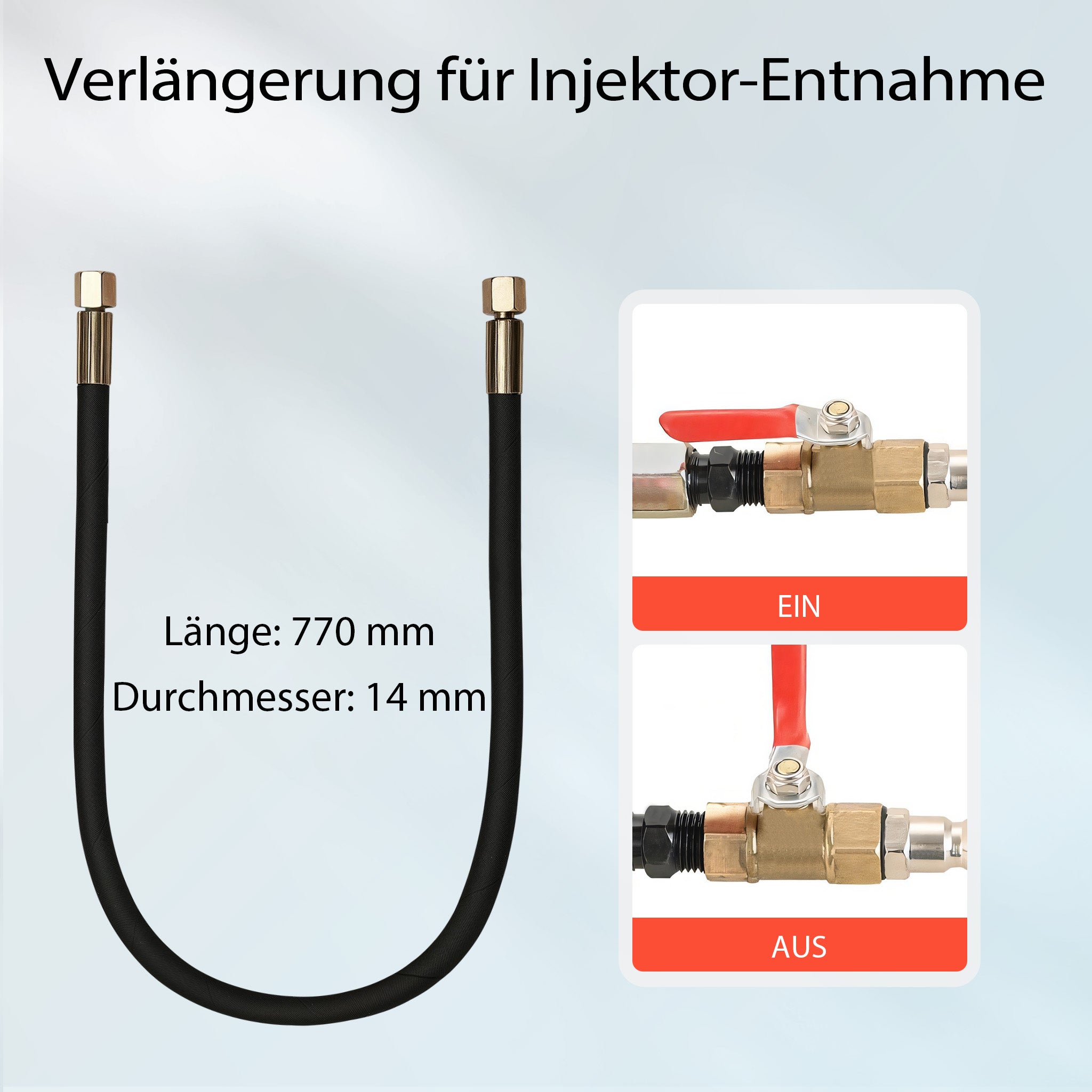 Estrattore iniettori, kit estrattori iniettori, set con 21 pezzi e custodia, estrattore pneumatico per iniettori diesel