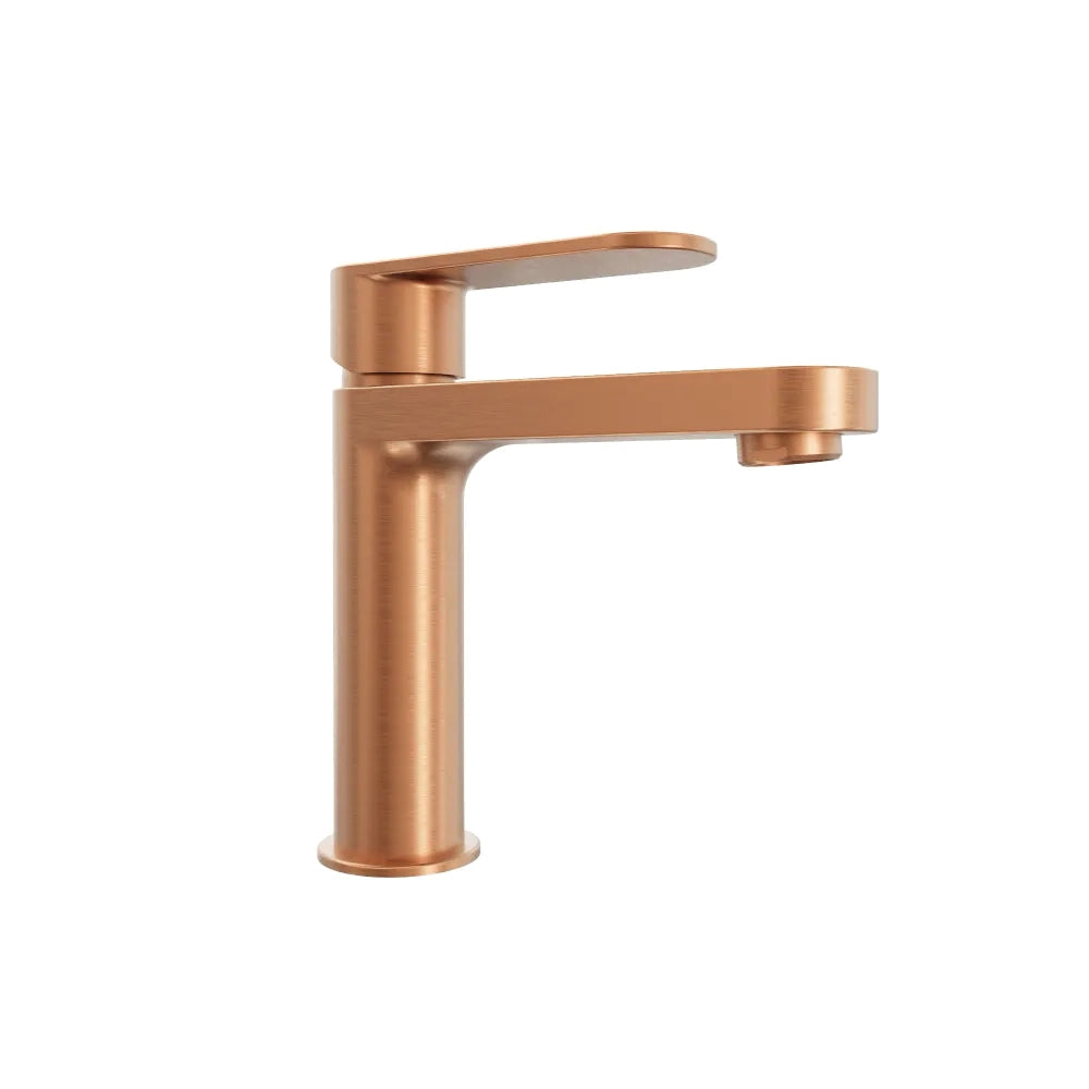 Set miscelatori lavabo 16cm bidet miscelatore doccia monocomando rame spazzolato | Margot