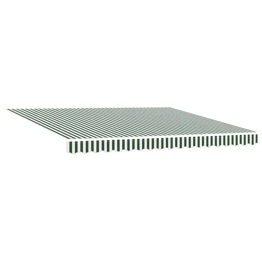 Struttura della tenda-Telaio per tenda da sole Verde e Bianco 400 ¡Á 300 cm