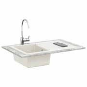Lavello Bianco 780 x 500 mm 80% Quarzo e 20% Resina CFW2374179