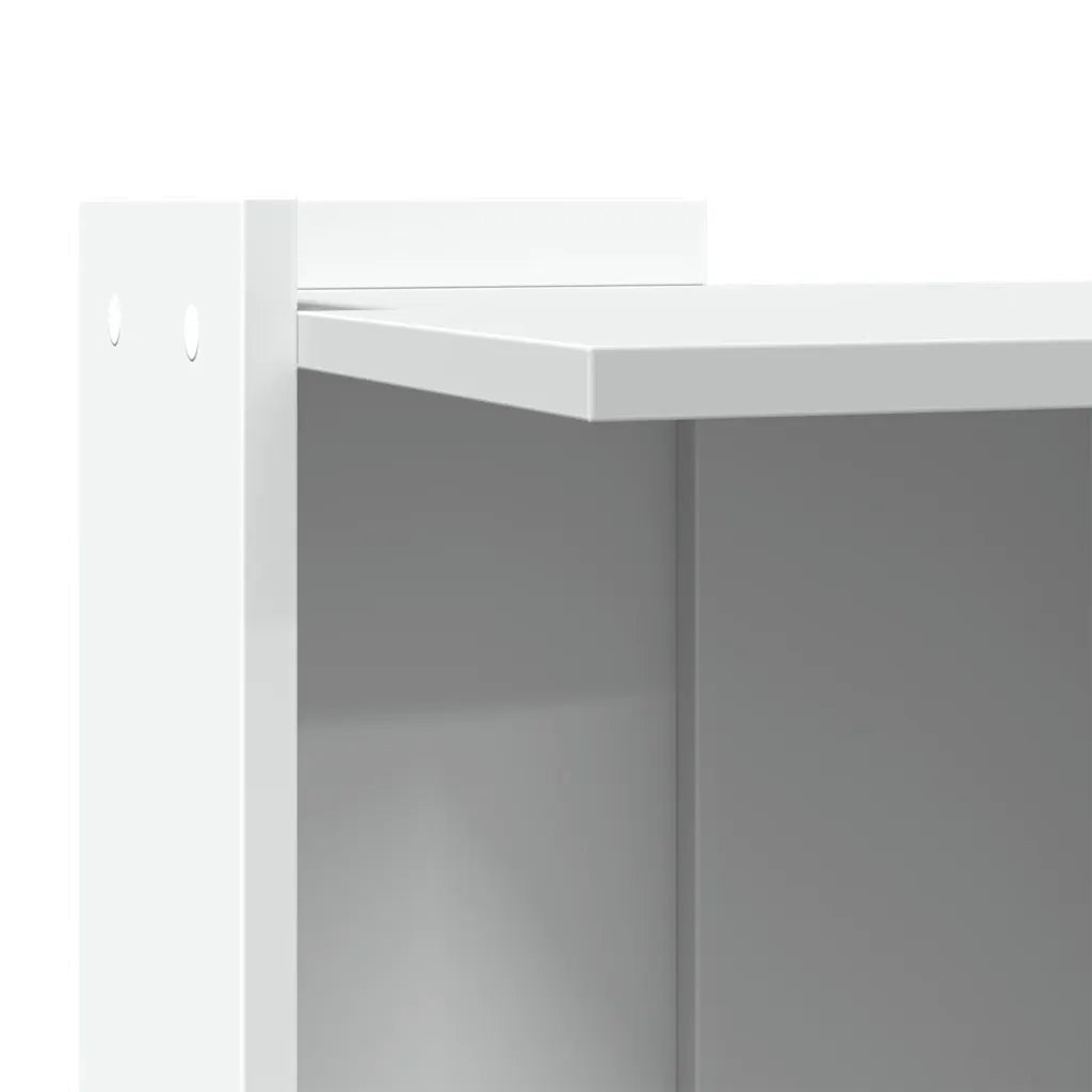 Recinto per Lettiera per Gatti Bianco 80x50x45 cm in Truciolato CFW7109498