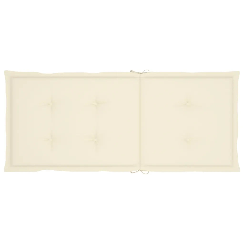 Sedie da Giardino Reclinabili 3 pz con Cuscini Massello Acacia cod mxl 8174