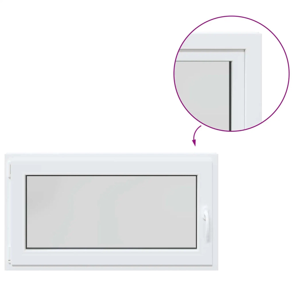Finestra per Soffitta RISOR 110 x 55 cm PVC e Vetro 42047935
