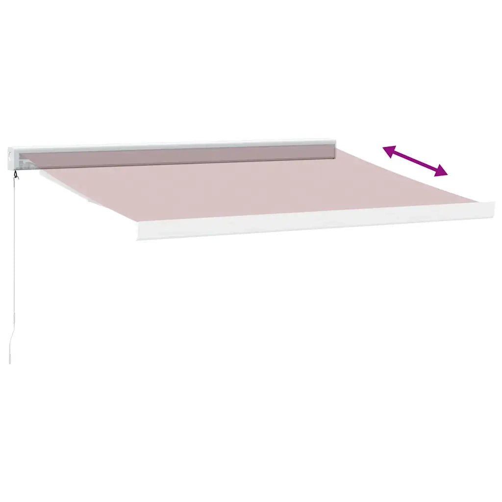 Tenda da Sole Retrattile Manuale Bordò 350x250 cm 3215314
