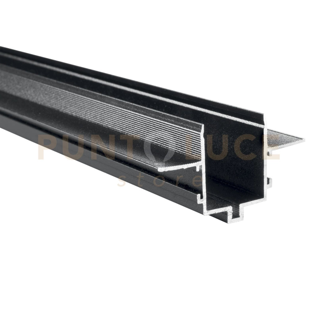 ALLOGGIO NERO PER SISTEMA BINARIO BERNINI AD INCASSO A FILO 200CM