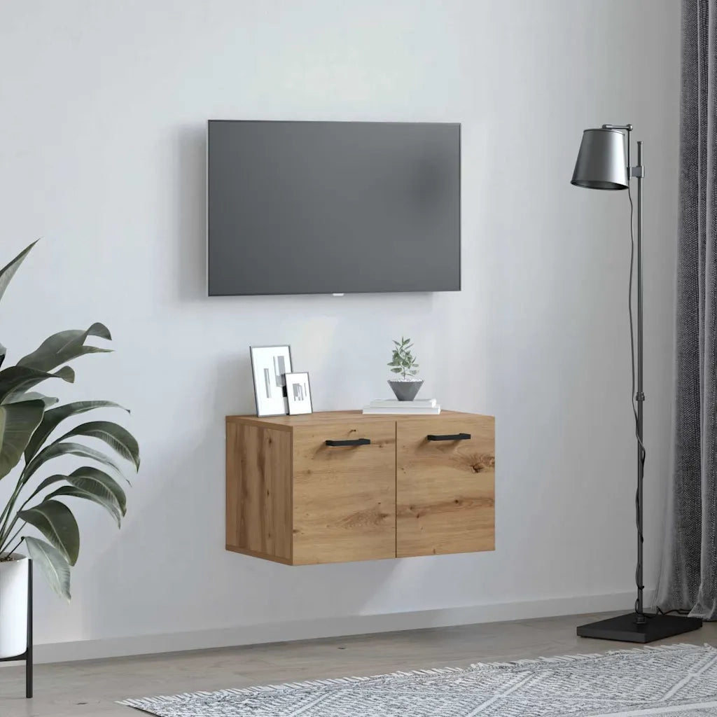 Mobiletto a muro Rovere artigianale 60 x 36,5 x 35 cm