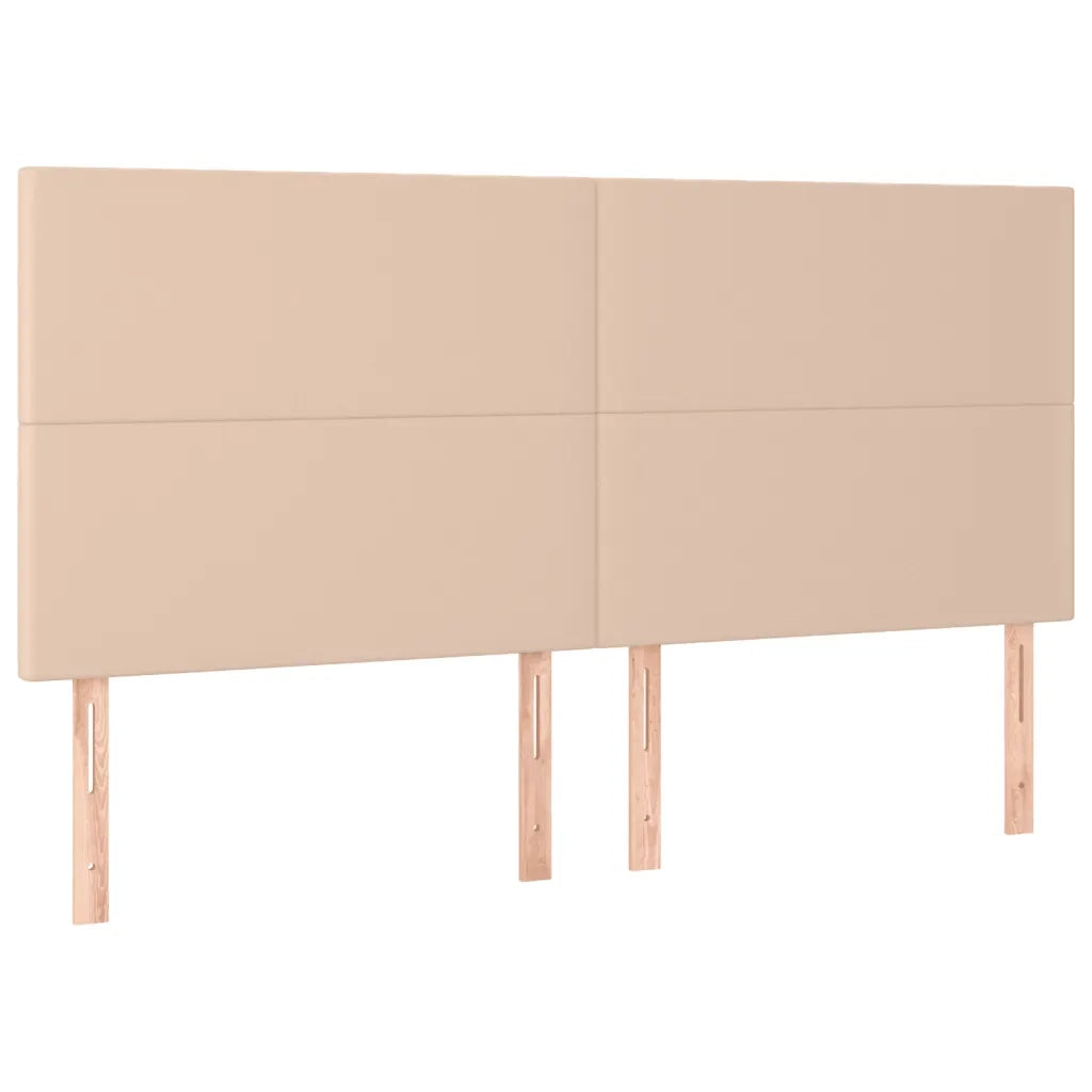 Giroletto Molle Materasso e LED Cappuccino 180x200cm Similpelle 3135842