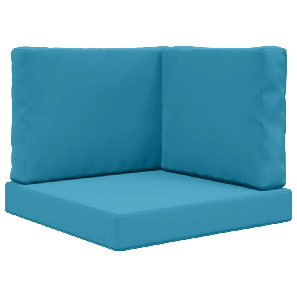 Cuscino per divano da esterno 3 pcs Blu Reale Poliestere 900754