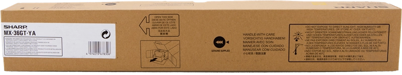 ORIGINAL Sharp toner giallo MX-36GTYA ~15000 Seiten