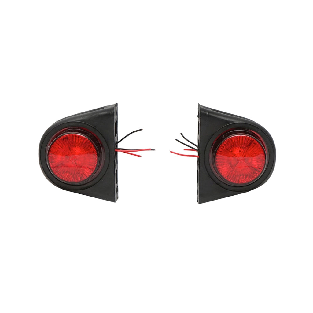 Luci di posizione laterali con LED 12/24V, rosso-bianco Breckner Germany