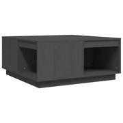 Tavolino da salotto | Tavolino da caff¨¨ | Tavolino da Soggiorno Grigio 80x81x36,5 cm Legno Massello di Pino