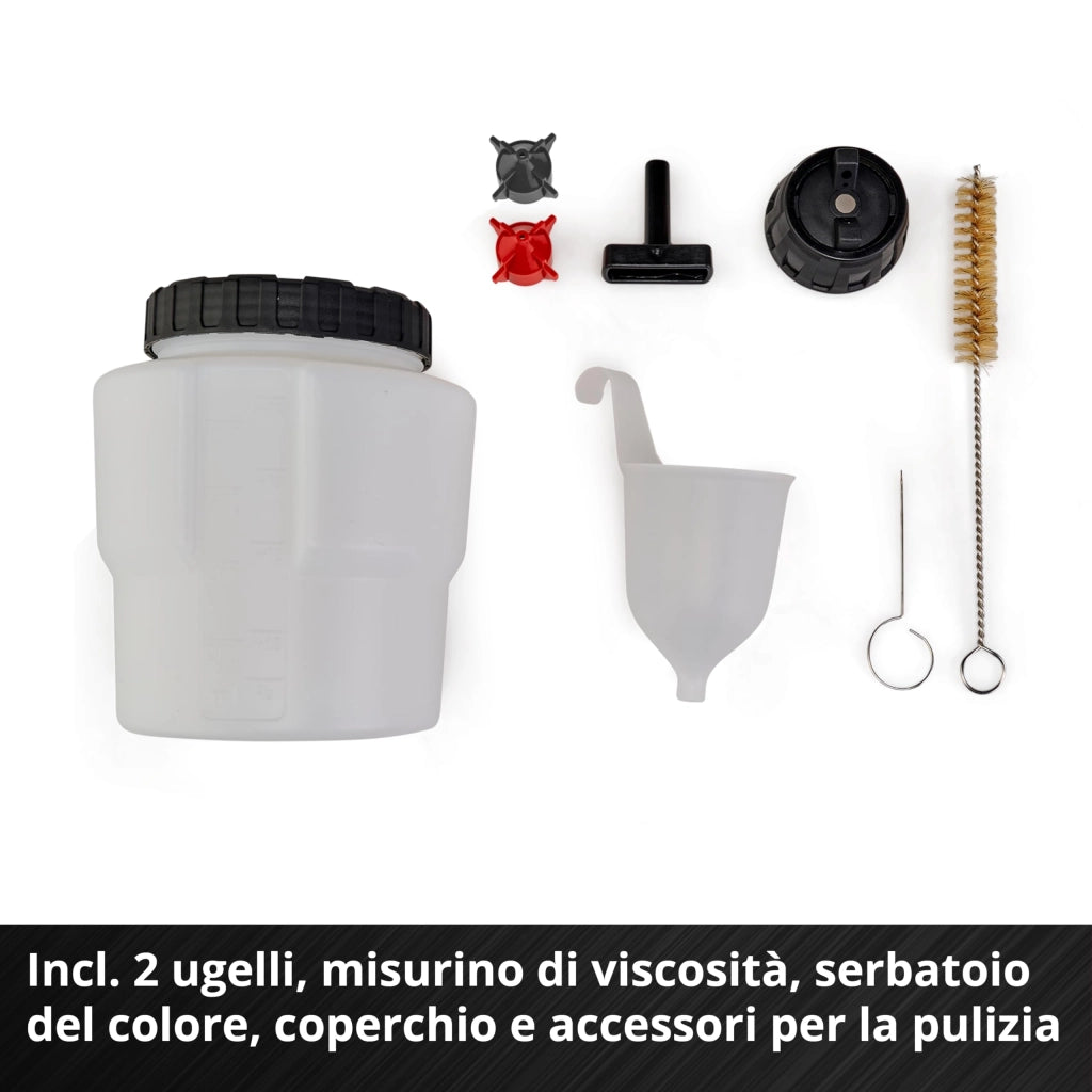 Pistola Verniciatura Batteria Tcsy 18 a 60 Einhell Xchange Solo Corpo