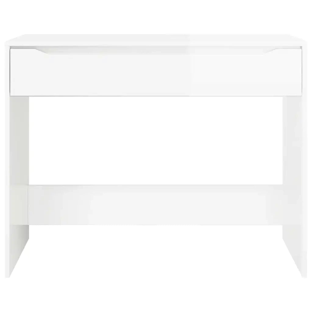 Scrivania Bianco Lucido 100 x 50 x 78 cm Legno ingegnerizzato 888941
