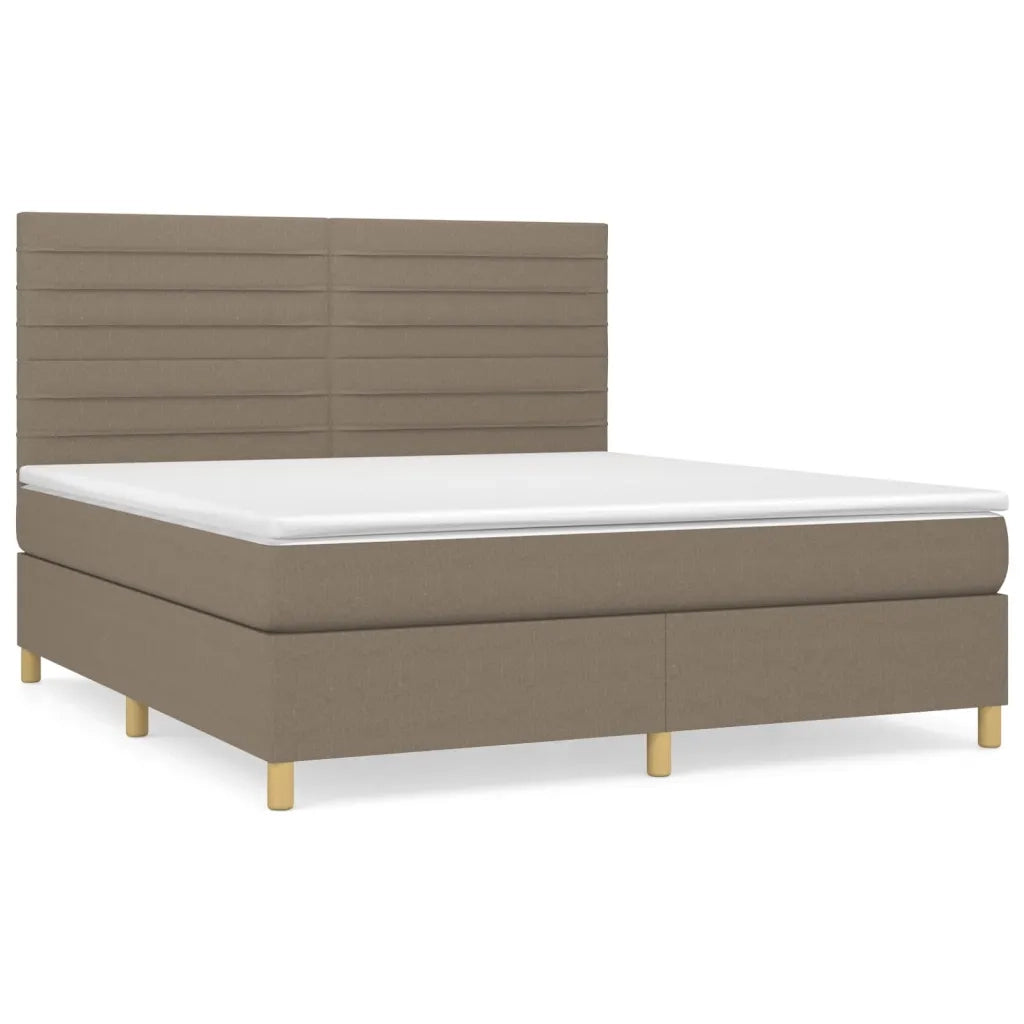 Giroletto a Molle con Materasso Tortora 160x200 cm in Tessutocod mxl 75778